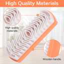 Suede Brush for Shoes Nubuck Brush Suede Eraser for Bags Jackets Sofas Wooden Handle Stain Eraser