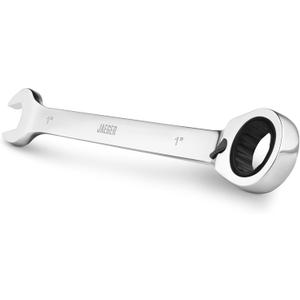 Jaeger 1 Inch Reversible TIGHTSPOT 12-Point Ratcheting Combination Wrench, Tight Spaces, 90-Tooth