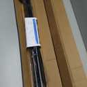 Tension Curtain Rod, 51-126 Inch,Spring Closet Rod, for Windows or Shower, Easy to Install, No Drilling, No Rust, for Bathroom, Rod Diameter 1.26 Inches, Black,Umimile