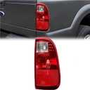 Tail Light Assembly Compatible with 2008-2016 Ford F250 F350 F450 F550 Super Duty Replacement for 7C3Z13404A FO2801208 Rear Taillights Tail Lamp Red Lens Passenger Side