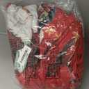 Pureegg Plastic Table Cloth Disposable 10 Pack, 54 x 108 Inch Table Cloths for Parties, Decorative Tablecloths for Rectangle Tables, Christmas Tablecloth Plastic, Leakproof & Sturdy, Christmas Red