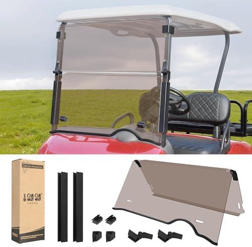  10L0L Golf Cart Windshield for EZGO RXV 2008-up Upgrade Thickened Fold Down Windshields Anti-UV Impact Resistant - 38.18"W X 32.5"H : Sports & Outdoors