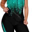 LALAGEN Womens Plus Size Swimsuits 2026 Modest Rash Guard Capris Tankini Bathing Suits Two Piece Bathing Suit Swimwear Green Dots XXL