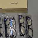 Gaoye 5.0 Professional Reading Glasses for All Day - Computer Readers with Blue Light Protection, 5 Pack