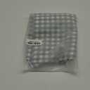 Dust Blue White Plaid Gingham Body Pillow Cover with Ruffles 20x54 inches, 100% Cotton Rustic French Country Vintage Fall Pillow Shams for Bed/Sofa (20x54 inches, Dust Blue/White Plaid)