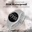 Bomieux Kids Digital Watch for Boys Girls,Sports Watch with Fitness Tracker Pedometer Vibration Alarm for Ages 5-15 No App Needed Waterproof Watches for Kids