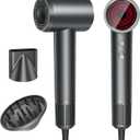 Hair Dryer, Professional Ionic Hair Dryer for Fast Drying, High Speed Hair Blow Dryer with Diffuser for Home Salon Travel, Constant Temperature Hair Care Without Hair Damage