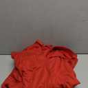 KEYUFANG Womens Plus Size Cape Sleeve Elegant Loose Pleated Short Dress for Cocktail Party (XX-Large, 65red)