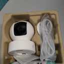 Kasa 2K+ Indoor Pan/Tilt Wired Security Camera - Works as a Baby Monitor & Pet Camera, Motion Detection & Tracking, 2-Way Audio, Night Vision, Subscription-Free Local Storage or Optional Cloud, KC410S (White)