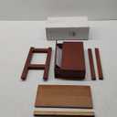 Sorbus Bamboo Bathroom Counter Organizer  2-Tier Shelf with Hidden Drawer for Vanity, Matcha Station, Bathroom Sink Organizer Countertop, Kitchen & Office Storage (13Lx6.5Wx12.6H) (Brown) (Espresso)