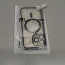 Misscase Compatible with iPhone 13 Pro Case MagSafe with Camera Lens Protector, Full Protection Clear Magnetic Case Compatible with MagSafe Anti-Scratch Case Cover for iPhone 13 Pro Black