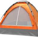 2 Person Camping Tent with Rain Fly and Carrying Bag - Lightweight Outdoor Tent for Backpacking, Hiking, or Beach Use by Wakeman Outdoors 210x140x110