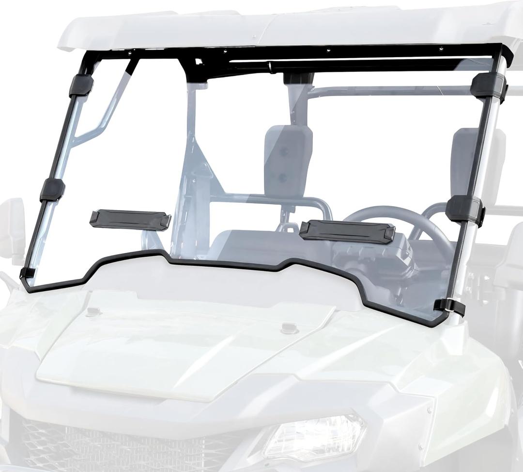 SAUTVS Front Windshield for Honda Pioneer 700-2 700-4 2014-2026