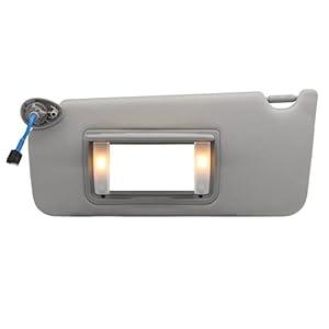 Driver Left Side Sun Visor Replacement Compatible with Accord 2008 2009 2010 2011 2012 2013 2014 2015 2016 with Light Replaces# 83280-TA5-A51ZA 83280TA5A51ZA Color NH686L