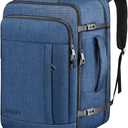 55L Extra Large Travel Backpack for Men & Women, 60L Expandable Big Capacity For Airplanes, Travel Gifts for Men Women, Carry On Backpack Fits 18.4 Inch Laptop, Luggage Suitcase Daypack Bag, Blue