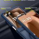 LeYi for Motorola-Razr-2025-Plus-Case: Razor Plus 2025 Phone Case [Compatible with MagSafe] with 2Pcs Screen Protector, Magnetic Integrated Structure Shockproof Funda para Moto Razr + 2024, Royal Blue