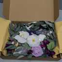 Faux Flower Swag Set of 2 for Wedding Welcome Signs Floral Swag Wedding Reception Ceremony Signs Decor (Lavender & Cream)