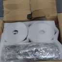 52in Smart Low Profile Ceiling Fans with Lights Remote,Quiet DC Motor,Outdoor Indoor Flush Mount Ceiling Fan,Control with WIFI Alexa App,Dimmable,6-speed,3 White Wood blades,for Modern Bedroom Patio