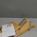 ZHWS Kitchen Countertop Organizer Spice Rack for Salt, Bathroom Counter Organizer Over Sink for Makeup, Skincare, Adjustable 3-Tier Corner Counter Shelf with 4 Hooks for Coffee Bar Dresser Table (16.9x16.9x15.3, Bamboo)