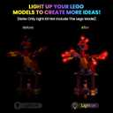Upgraded Led Light Kit Compatible with Lego Fawkes Dumbledore's Phoenix Building Set, Lights Decoration Compatible with Lego 76448 (Model Not Included)