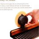 Bathroom Storage Shelves Floating,Modern Kitchen Organizer Faucet Shelf,No Mounted Shower Sink Caddy Organizers,Toothbrush soap Rack (Black, 20 inch)