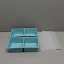 Silicone Freezer Tray for Soup Ice Cubes: 2-Cup Freezing Tray with Lid for Meal Prep - 2Pack Silicon Soup Portion Freeze Trays Make Stock Souped Ice Cube