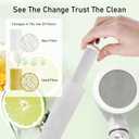 Vitamin C SPA Filter ShowerHead, with PP Cotton, to Remove Chlorine, Clean Water for Better Skin Hair Care and Relaxation