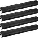 Nuanchu 12 Pcs Snap in Boarding Ladder Treads, 7-1/4" x 1-3/8" with 1-1/8" Mouth Opening, Non Slip Marine Boarding Steps PVC Resistant UV Boat Ladder Inserts Durable Heavy Duty Boating Accessories 3 Pack