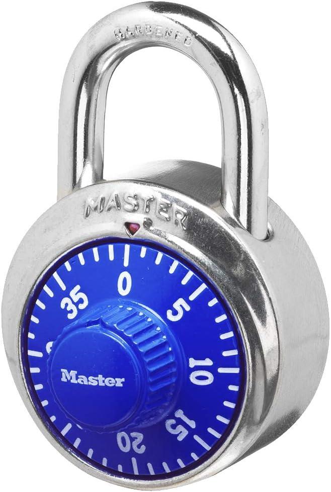 Master Lock Combination Lock for Gym Lockers  Master Lock Locker Combination Padlock, Pack, Blue  The Ideal Combo Lock for School/Gym Locker Security