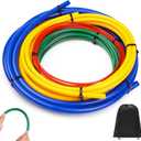 4M Conditioning Copper Tubing Pipe Extension, 1/4" 1/2" 3/8" 5/8" Built-in Copper Tube Bending Strip Air Conditioning Pipe Bender Kit (4pcs)