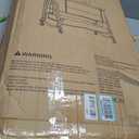 4-in-1 Baby Bassinet, Portable Bassinet Bedside Sleeper with Mosquito Net | Bassinet with Wheels and Storage Basket, 7 Height Adjustable, Rocking Bassinet for Newborn-Khaki, Crib