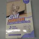 3 Pack Total 118.1"x15.8" Cat Scratch Couch Furniture Protector, Trimmable Super Self-Adhesive Anti Cat Scratching Pad, DIY Climb Cat Scratcher Mat Protector for Sofa and Covering Cat Tower (Khaki)