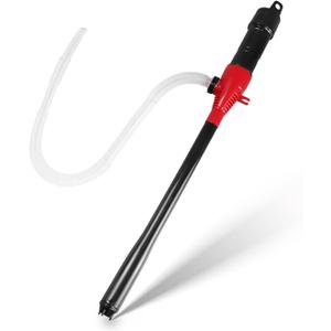 Fuel Transfer Pump -Battery Operated Gas Pump - Liquid Transfer Pump for Water Kerosene Gasoline Pump - Battery Powered Water Pump, 2.2 Gallon per Min (RD)