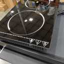 Electric Cooktop 2 Burner 2100W Double Induction Cooktop Hot Plate with Knob Control, 9 Power Levels and Timer, 110V Built-in/Countertop Stove for Kitchens, Restaurants Black