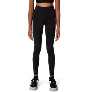 Nike Girls' Dri-FIT One Leggings (Small, Black/White)