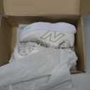 New Balance Women's Fresh Foam X 1080 V14 Shoes (6.5 Wide, White/Light Gold Metallic/Sea Salt)