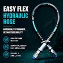 26711-08-08-18 Hydraulic Hose Swivel Assembly 1/2" Hydraulic Hose with Female JIC X Female JIC, 18" Long, 3988 PSI