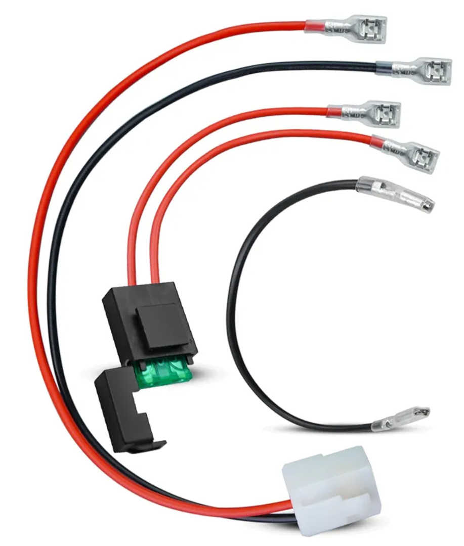 Battery Wire Harness Fit for Razor MX500 MX650 Electric Dirt Bike Version 1-7, 14 Gauge, 4 Holes, 3 Wire