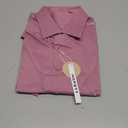 Mens Business Dress Shirt Long Sleeve Button Down Formal Shirt for Men Cotton Slim Fit Shirt for Wedding (Medium, Dark Pink)