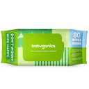 Babyganics Baby Wipes, Unscented Diaper Wipes, 400 Count, (5 Packs of 80)
