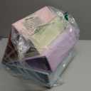 SUNEE 3 Ring Binder 3 Inch D Ring, Clear View Binder Three Ring PVC-Free (Fit 8.5x11 Inches) for School or Office Supplies, Assorted Pastel, 4 Pack