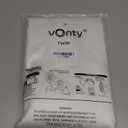 Vonty Satin Sheets Twin Silky Soft Satin Bed Sheets Ivory White Sheet Set, 1 Deep Pocket Fitted Sheet + 1 Flat Sheet + 1 Pillowcases