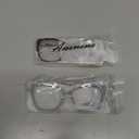 AMOMOMA Trendy TR90 Oversized Blue Light Reading Glasses Women,Stylish Square Cat Eye Glasses AM6031
Color: C1.black+c6.tortoise, +2.0