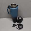 ABOTOCUP Water Bottle 40oz, Insulated Tumblers with Handle & Straw Lid, Insulated Water Bottle Fits in Cup Holder, Double Wall BPA-Free, Stainless Steel Travel Cup Leak-proof to Keep Cold 24H&Hot12H