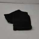 NICETOWN Halloween Pitch Black Solid Thermal Insulated Grommet Blackout Curtains/Drapes for Bedroom Window (2 Panels, 42 inches Wide by 63 inches Long, Black)