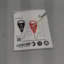 Portable Door Lock 2Pack Extra Lock for Additional Privacy and Safety in Home,Hotel and Apartment,Prevent Unauthorized Entry,Protect Family Security in Traveling,Home,Bedroom,Hotel,Apartment,AirBNB (Red&Black)