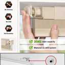 LazBlinds No Drill Light Filtering Cellular Shades, 32" W x 48" H, Beige