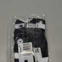 YAODHAOD Dog Shoes for Winter, Dog Boots & Paw Protectors, Fleece Warm Snow Booties for Puppy with Reflective Strip Anti-Slip Rubber Sole for Small Medium Size Dogs,Size 7: 2.3"x1.9" (L*W),Black