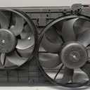 WFLNHB Car Dual Radiator Condenser Cooling Fan Assembly 1K0959455N Replacement for A3 8P1 2003 05-2012 08