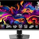 msi MPG 321URX QD-OLED, 32" 4K UHD Quantum Dot OLED Gaming Monitor, 3840 x 2160, 0.03ms, 240Hz, True Black HDR 400, 90W USB Type C, HDMI, DP Port